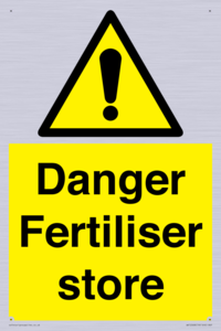 Danger Fertiliser store